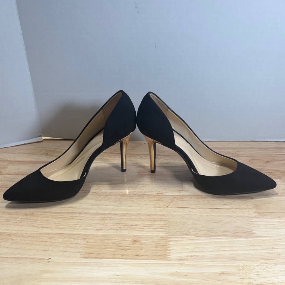 Jessica Simpson Black Pointed-Toe High Heel Pumps - Picture 2 of 10
